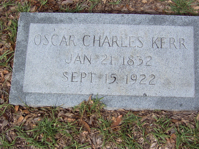 Headstone for Kerr, Oscar Charles